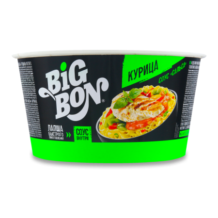 Лапша биг-бон б/п курица/сальса 85гр Тар