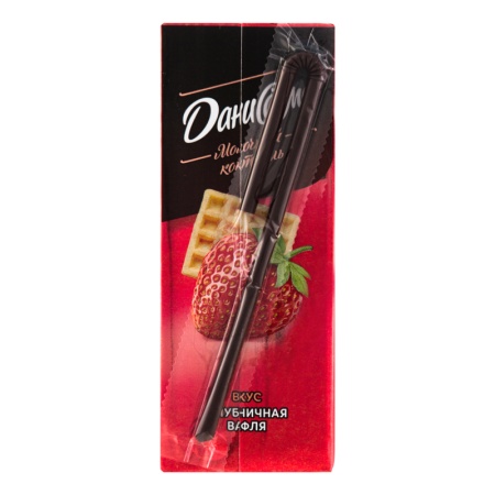 Коктейль Молочный 2.5% Ультрапастеризованный Клубничная Вафля Даниссимо т/п 215г