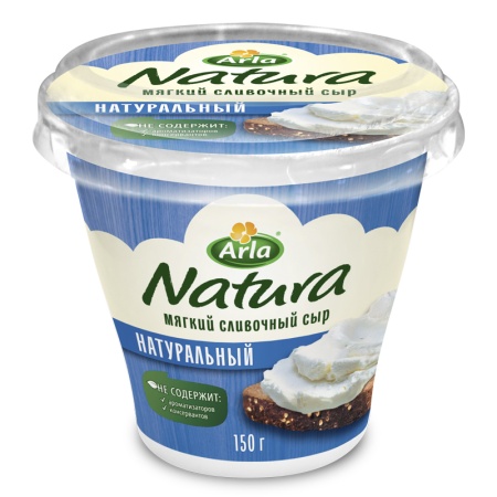 Сыр Arla Natura Мягкий Сливочный 60% 150гр Стак