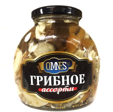 Ассорти Omnes Грибное 280гр с/б