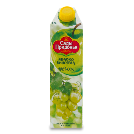 Сок яблоко-виноград Сады Придонья т/п 1л