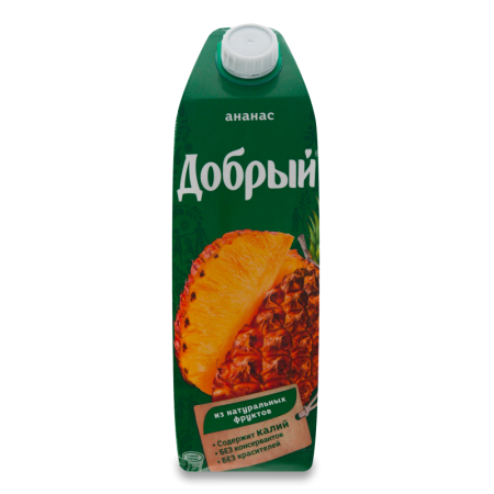 Нектар Для Детей от 3лет Ананас Добрый т/п 1л
