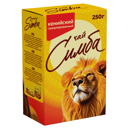 Чай Черный Байховый Симба к/у 250г