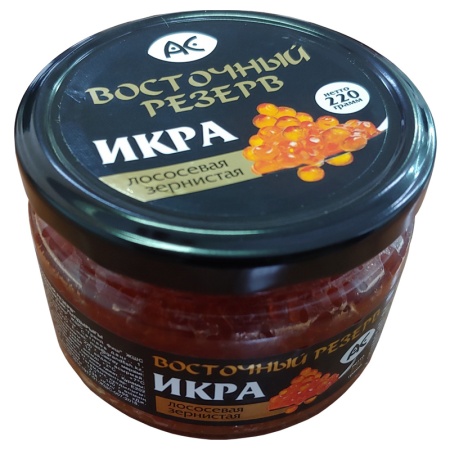 Икра ас Восточный Резерв Лососевая Зернистая 220гр с/б