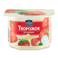 Творожок 4% Клубника Foodmaster ст 110г