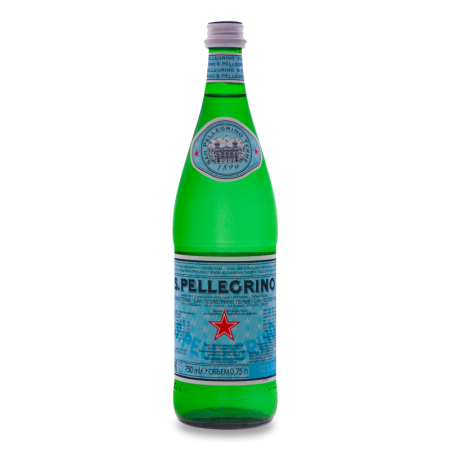 Вода Минеральная Газированая s. Pellegrino Бут 0.75л