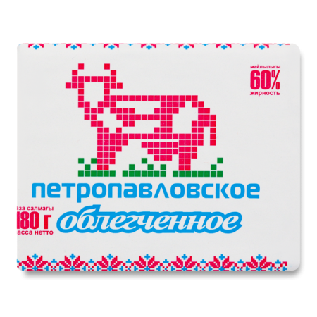 Спред 60% растительно-сливочный Облегченное Петропавловское м/у 180г