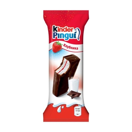Пирожное Kinder Pingui Бисквитное Клубника 30гр Кор