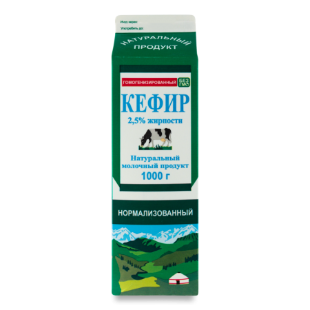 Кефир 2.5% Нормализованный Умут и ко т/п 1000г