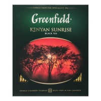 Чай Черный Байховый Кенийский Kenyan Sunrise Greenfield к/у 100х2г Чай Черный Байховый Кенийский Kenyan Sunrise Greenfield к/у 100х2г