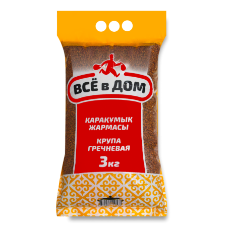 Крупа Все в Дом Гречневая 3кг п/п