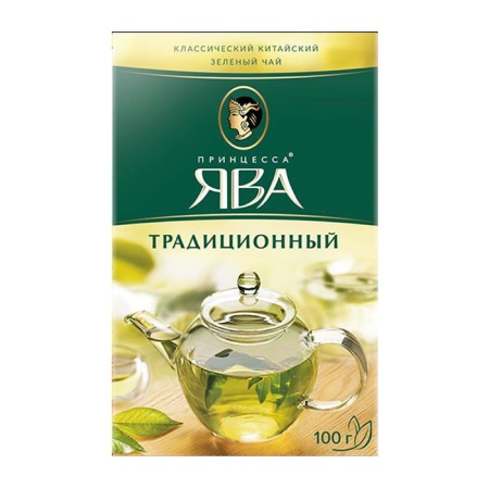 Чай Princess Java Традиционный Зел Байховый 100гр Кор