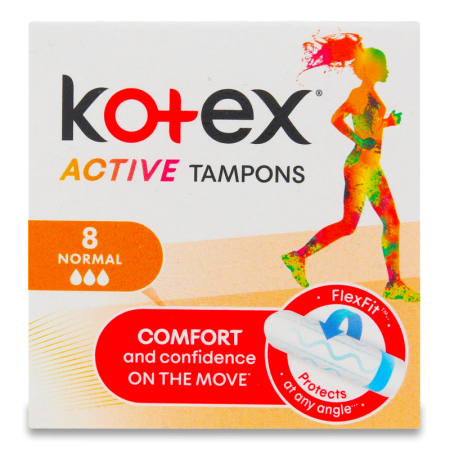 Тампоны Kotex Active Normal 8шт Кор