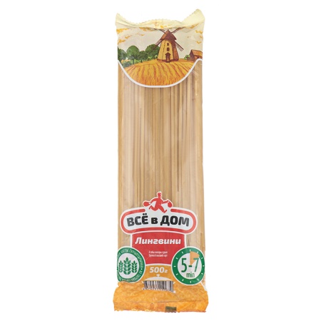 Макароны Всё в Дом Лингвини 500гр п/п