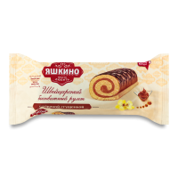 Рулет Бисквитный с Варёной Сгущёнкой Швейцарский Яшкино м/у 200г