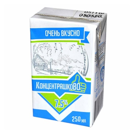 Молоко Концентрашково Конц 7,5% 250мл Тrc Молоко Концентрашково Конц 7,5% 250мл Тrc