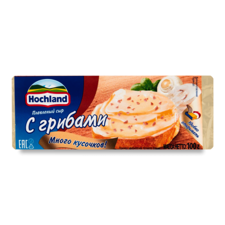 Сыр Плавленый 35% с Грибами Hochland м/у 100г Сыр Плавленый 35% с Грибами Hochland м/у 100г