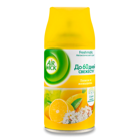 Баллон Сменный Air Wick лимон/женьшень 250мл а/у