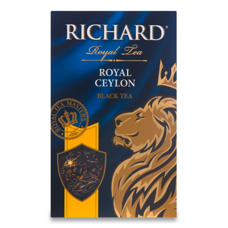 Чай Черный Листовой Цейлонский Royal Сeylon Richard к/у 90г