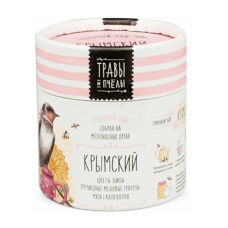 Чай Травы и Пчелы Крымский Травяной 40гр Туб
