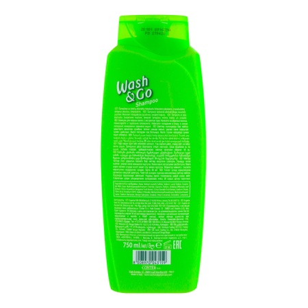 Шампунь wash&go д/жирных Волос с Экстрактом Трав 750мл фл