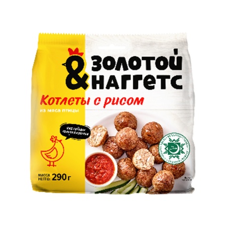 Наггетсы Золотой Наггетс Аппетитный из Мяса Птицы 290гр фл/п