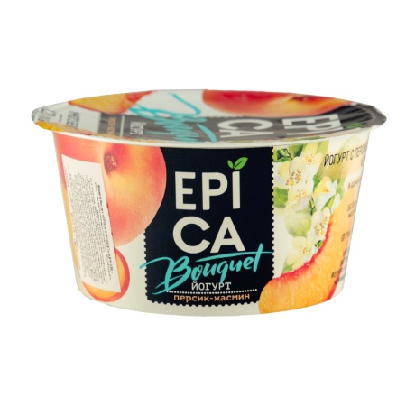 Йогурт 4.8% персик-жасмин Bouquet Epica ст 130г