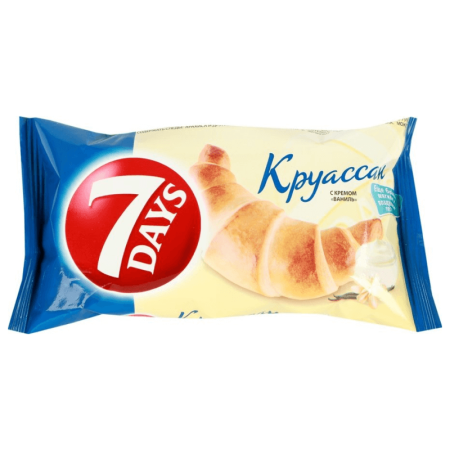 Круассан 7 Days Ваниль 65гр фл/п Круассан 7 Days Ваниль 65гр фл/п