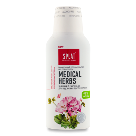Ополаскиватель Splat д/полости Рта Лечебные Травы 275мл п/б