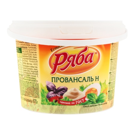 Соус Майонезный Провансаль н Ряба 40% 670гр Вед
