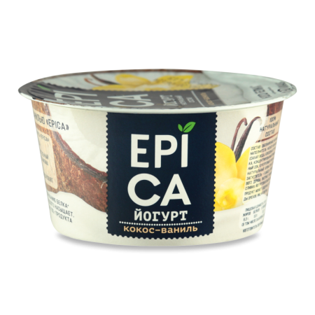 Йогурт 6.3% кокос-ваниль Epica ст 290г