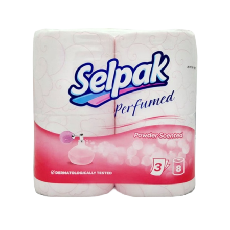 Бумага Туалетная Selpak Пудра 8шт гр/у
