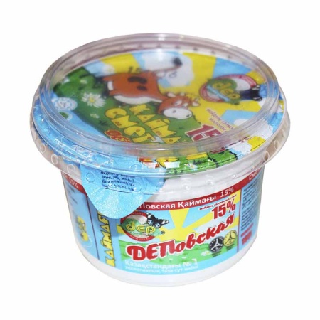 Сметана Деп 15% 180гр Стак