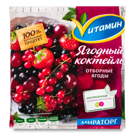 Коктейль Ягодный Отборные Ягоды Vитамин м/у 300г
