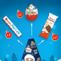 Набор Подарочный Kinder & co Белый Шоколад 137гр Кор