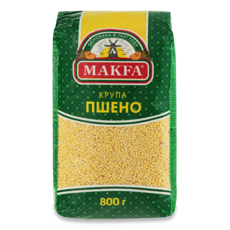 Крупа Пшено Шлифованное Makfa м/у 800г