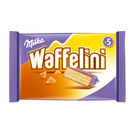 Вафли Milka Waffelini Покрытые Мол Шок 155гр фл/п