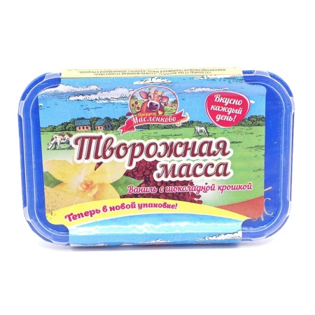 Десертная Масса Масленково Ванилью и Шоколадной Крошкой 20% 350гр Конт
