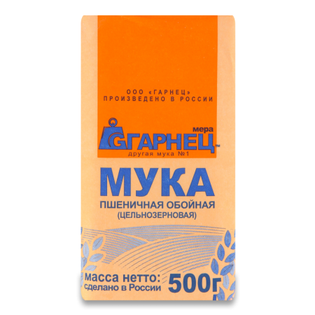 Мука Гарнец Пшеничная Отбойная 500гр стаб/б