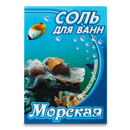 Соль д/ванн Бахташ Морская 400гр Кор