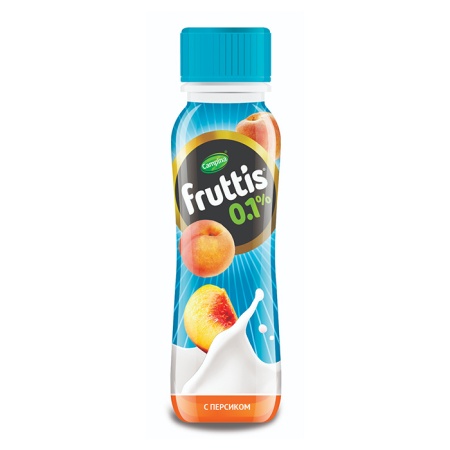Напиток Питьевой Campina Fruttis Легкий Персик 0,1% 285мл п/б