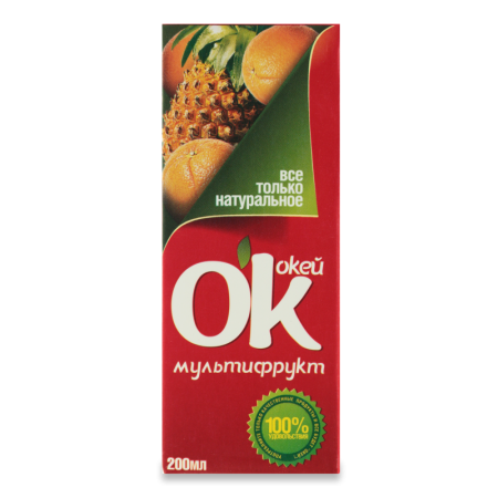 Напиток ок Мультифрукт 0,2л Trc