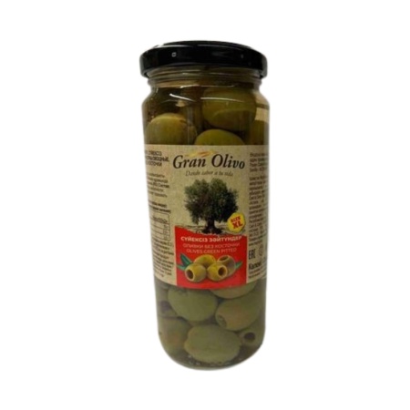 Оливки Gran Olivo Без Косточки 358мл с/б