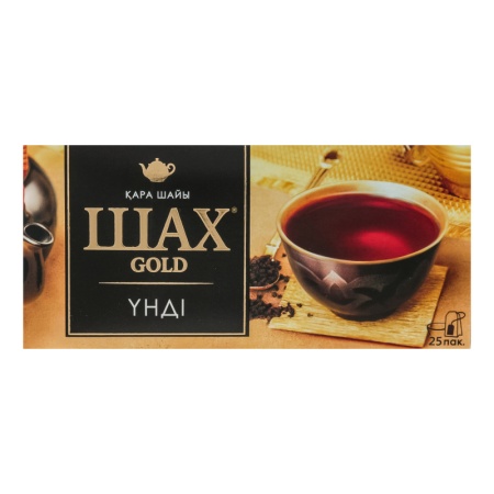 Чай Шах Gold Индийский Черн Гранул 50гр 25пак Кор