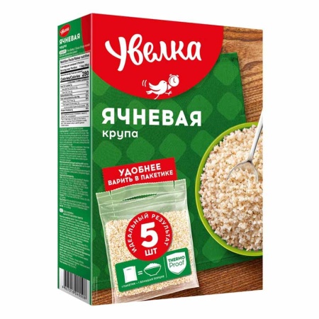 Крупа Увелка Ячневая 5*80гр 400гр Кор