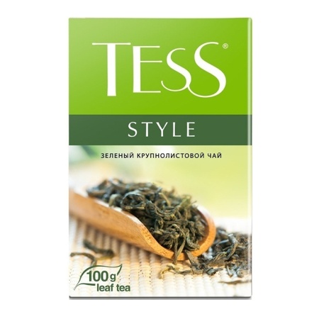 Чай Tess Style Байховый Зел 100гр Кор