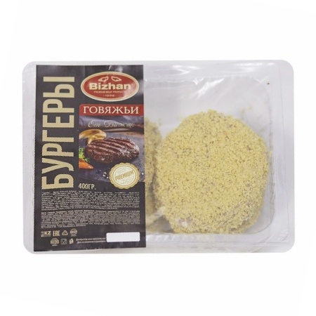 Бургеры Bizhan из Говядины 400гр Лот