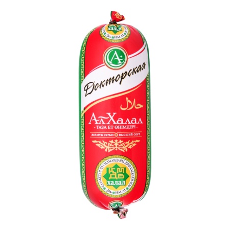 Колбаса ал Халал Докторская Вар в/с 500гр шт к/об