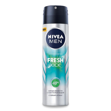 Антиперспирант Nivea Men Fresh Kick с Кактусовой Водой 150 мл а/у