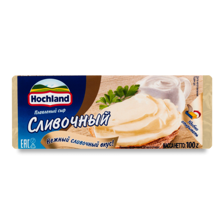 Сыр Плавленый 35% Сливочный Hochland м/у 100г